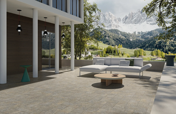 VIE DELLA PIETRA FOEHN - Porcelain stoneware outdoor floor tiles with stone effect by Marca Corona - view 3